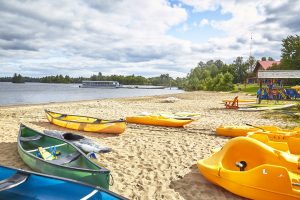 owl rafting ottawa river resort beach waterfront canoe kayak peddleboat life jacket paddle